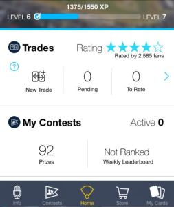 Bunt 2016 home screen