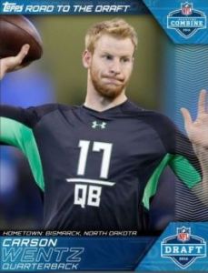 Huddle Carson Wentz Draft