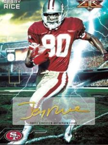 Topps Fire Rice Sig