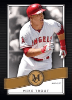 Topps Bunt Museum Collection Mike Trout