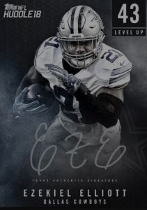 Topps huddle 4 elliott